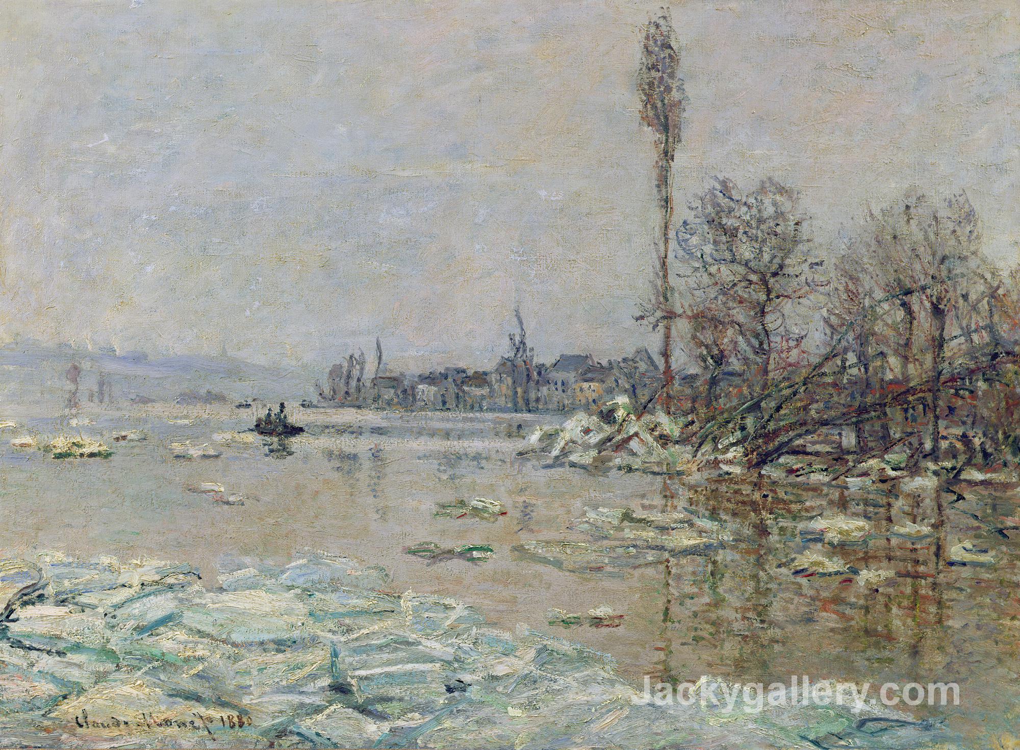 Breakup of Ice by Claude Monet paintings reproduction